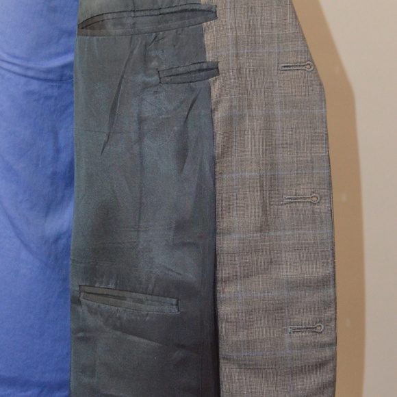 Innocenti 44R Sport Coat Blazer Suit Jacket Gray B - Picture 6 of 8